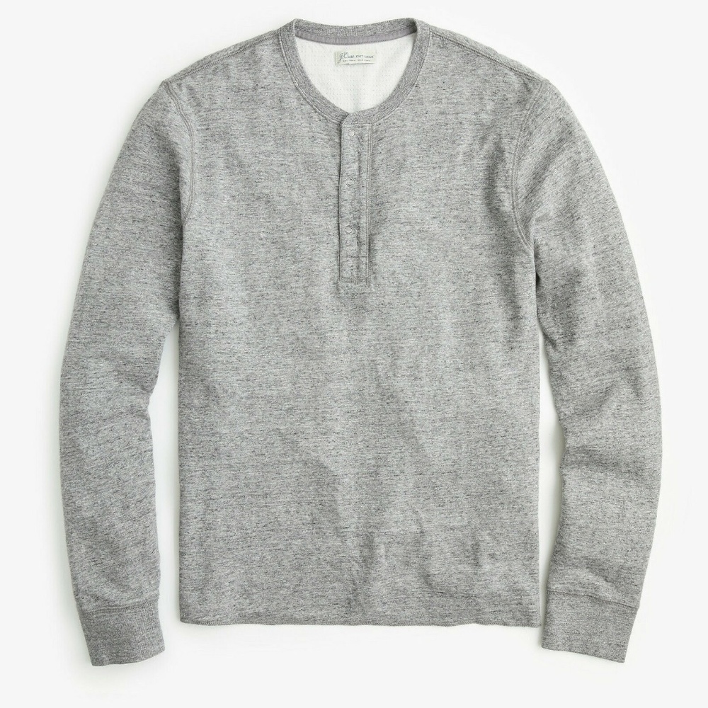 JCrew Double Knit Henley